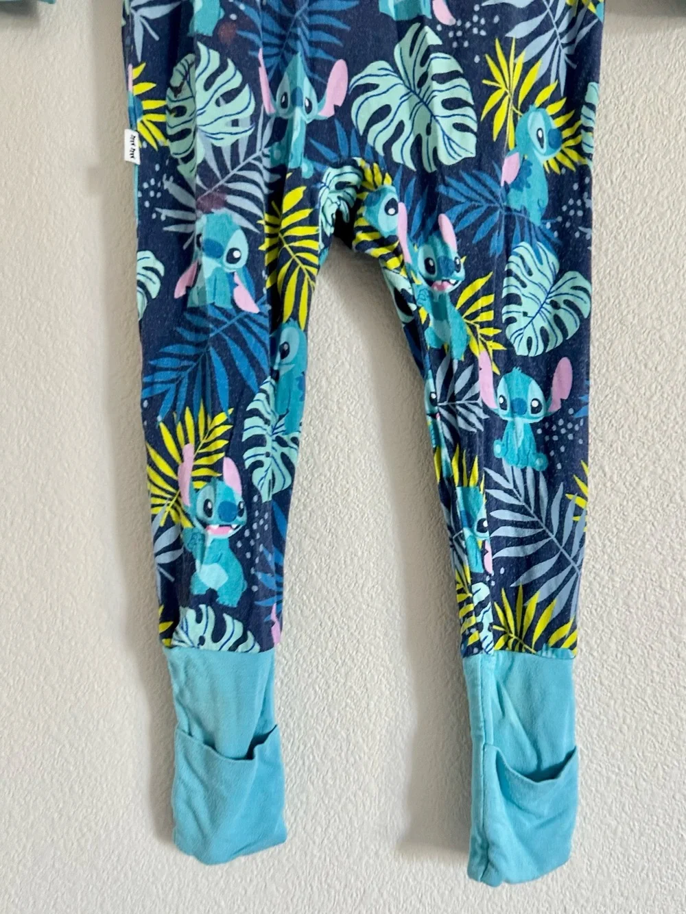 Little Sleepies Disney Aloha Stitch Bamboo Zippy Pajamas 6-12M